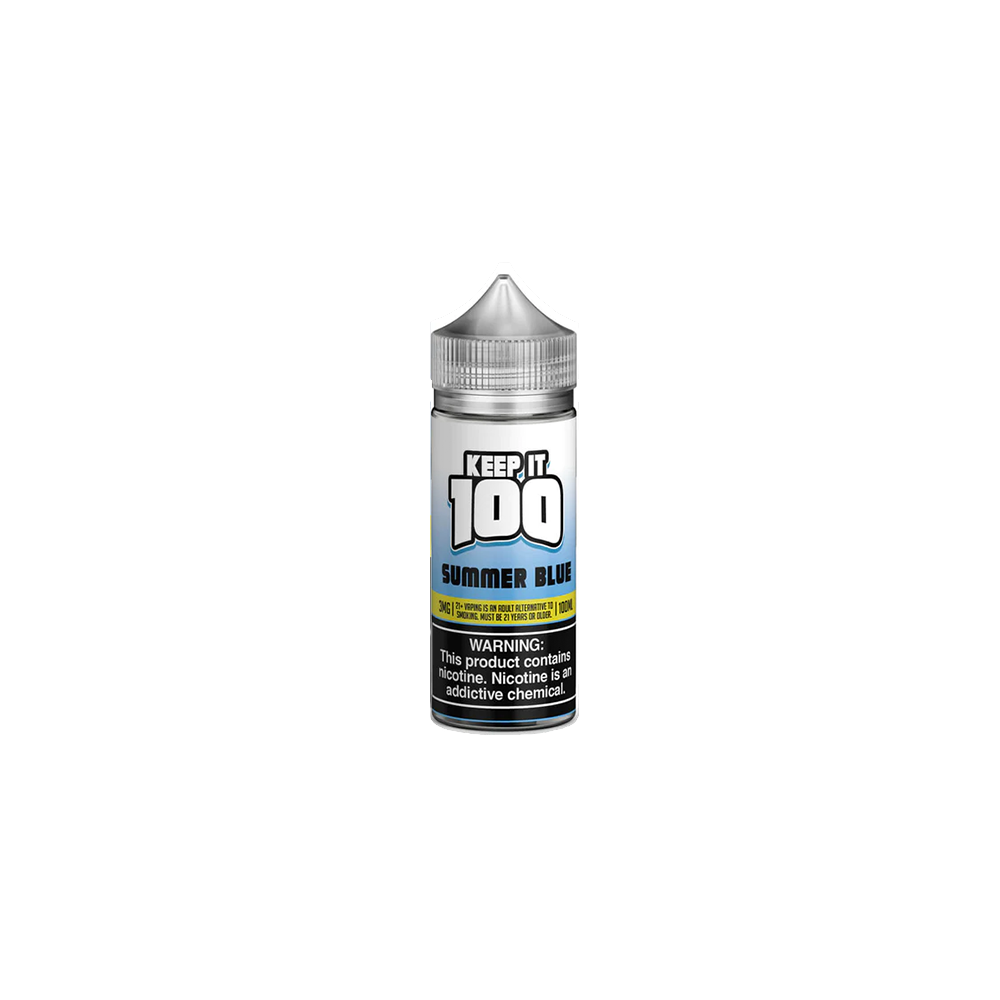 Summer Blue by Keep It 100 Tobacco-Free Nicotine Series 100mL Bottle