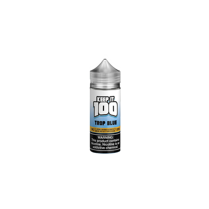 Trop Blue by Keep It 100 Tobacco-Free Nicotine Series 100mL Bottle
