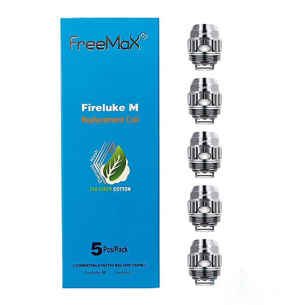 FreeMax Fireluke Mesh Replacement Coils Pack of 5 with packaging