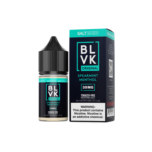 Spearmint Menthol (Spearmint) by BLVK TF-Nic Salt Series 30mL with Packaging