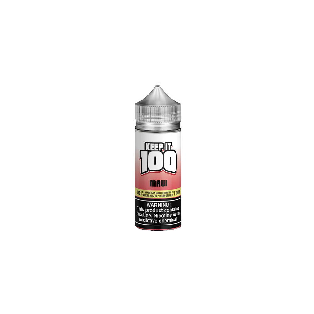 Maui by Keep It 100 Tobacco-Free Nicotine Series 100mL Bottle