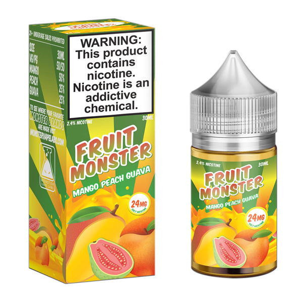 Mango Peach Guava by Fruit Monster Salts 30mL  with Packaging