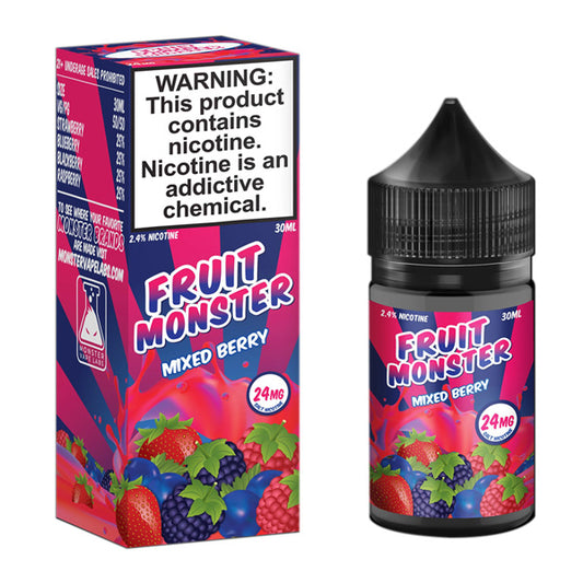 Mixed Berry By Fruit Monster Salts 30mL with Packaging
