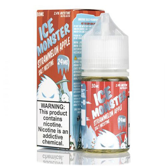 Strawmelon Apple by Ice Monster Salts 30mL with Packaging