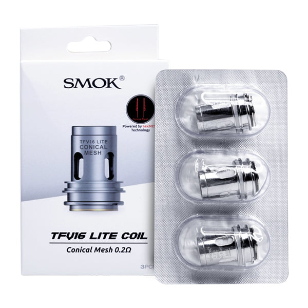 SMOK TFV16 Lite Coils Conical Mesh 0.2ohm (3-Pack) with packaging