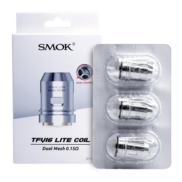 SMOK TFV16 Lite Coils Dual Mesh 0.15ohm (3-Pack) with packaging