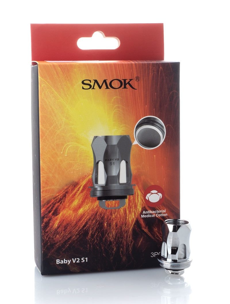 SMOK TFV8 Baby V2 Coils S1 3-Pack with packaging