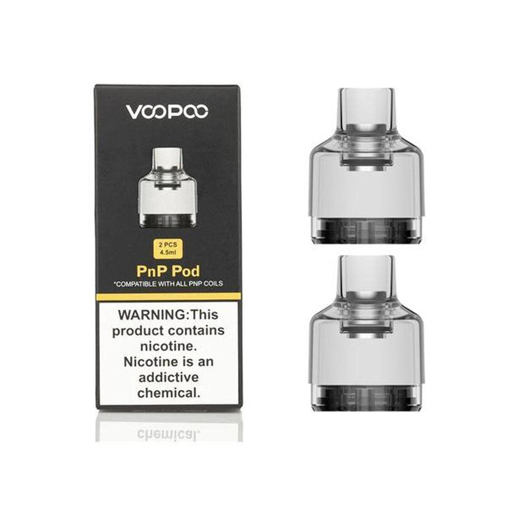 VooPoo PnP Replacement Pods 2-Pack - Subohm Pnp Pods with packaging