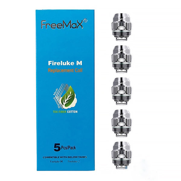 FreeMax Fireluke Mesh Replacement Coils Pack of 5 with packaging