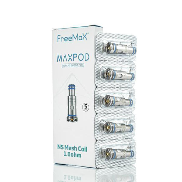 FreeMax MaxPod Coils 1.0ohm 5-Pack  with packaging