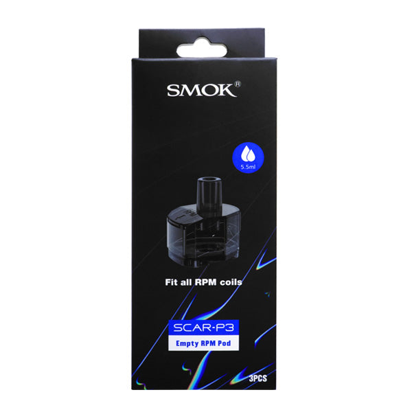 SMOK SCAR P3 Replacement Pods (3-Pack) Rpm pod packaging