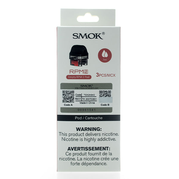 SMOK RPM 2 Replacement Pods 3-Pack rpm2 coil packaging