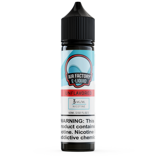 Unflavored by Air Factory E-Juice 60mL Bottle