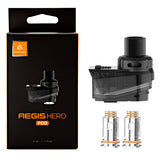 Geekvape Aegis Hero Replacement Pod | 1 Pod + 2 Coils with packaging