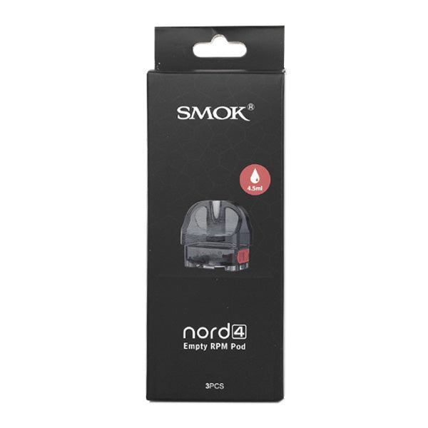 SMOK Nord 4 Replacement Pods 3-Pack rpm pod packaging