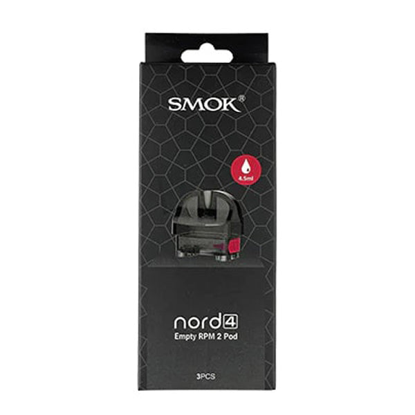 SMOK Nord 4 Replacement Pods 3-Pack rpm 2 packaging