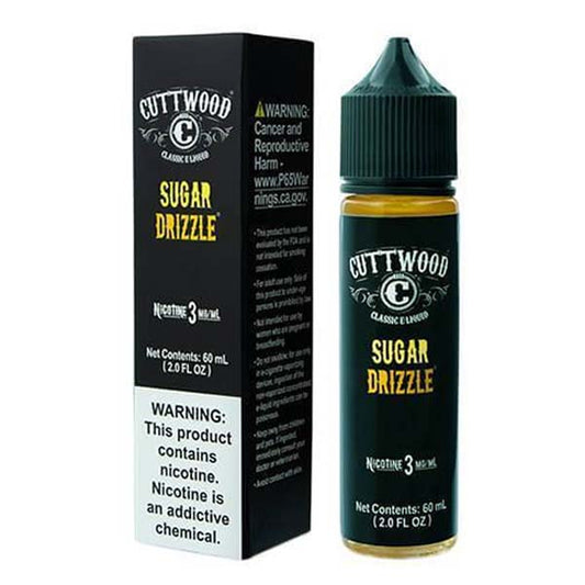Sugar Drizzle by Cuttwood E-Liquid 60mL with Packaging
