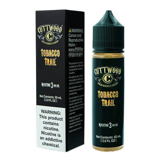 Tobacco Trail by Cuttwood E-Liquid 60mL with Packaging