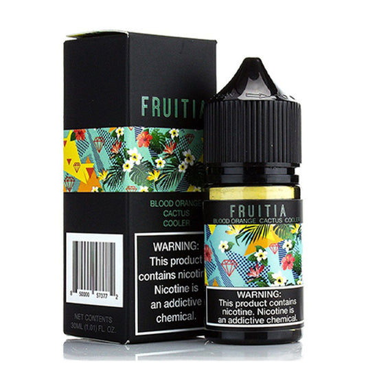 Blood Orange Cactus Cooler by Fruitia Salts E-Liquid 30ml with Packaging