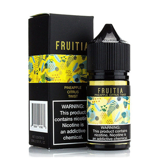 Pineapple Citrus Twist by Fruitia Salts E-Liquid 30ml with Packaging