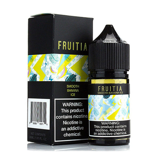 Smooth Banana Ice by Fruitia Salts E-Liquid 30ml with Packaging