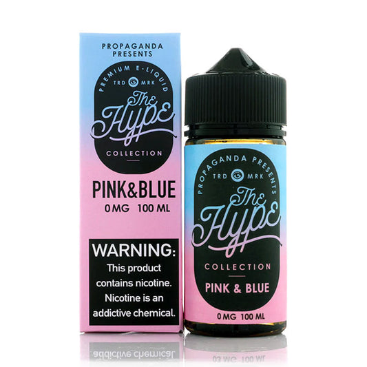 Pink & Blue by Propaganda The Hype Collection E-Liquid 100mL with Packaging