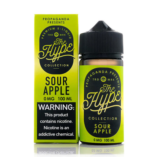 Sour Apple by Propaganda The Hype Collection E-Liquid 100ml with Packaging