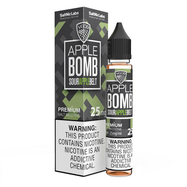 Apple Bomb by VGOD SALTNIC Series Salt Nicotine 30mL with Packaging