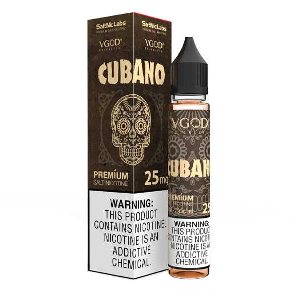 Cubano by VGOD SALTNIC Series Salt Nicotine 30mL with Packaging
