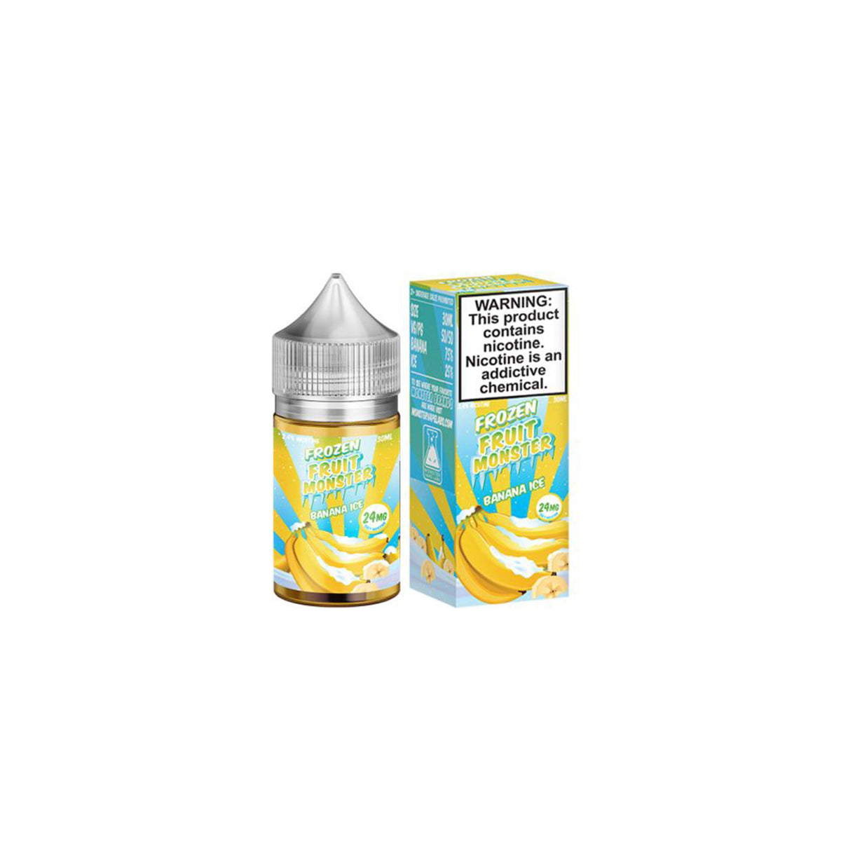 Banana Ice By Frozen Fruit Monster Salts 30mL Bottle with Packaging