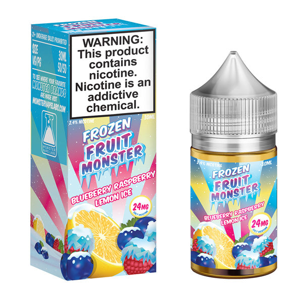 Blueberry Raspberry Lemon Ice by Frozen Monster Salts 30mL with Packaging