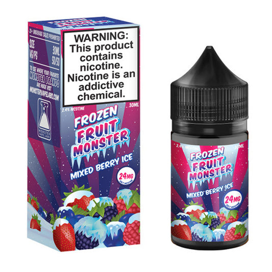 Mixed Berry Ice by Frozen Monster Salts 30mL with Packaging