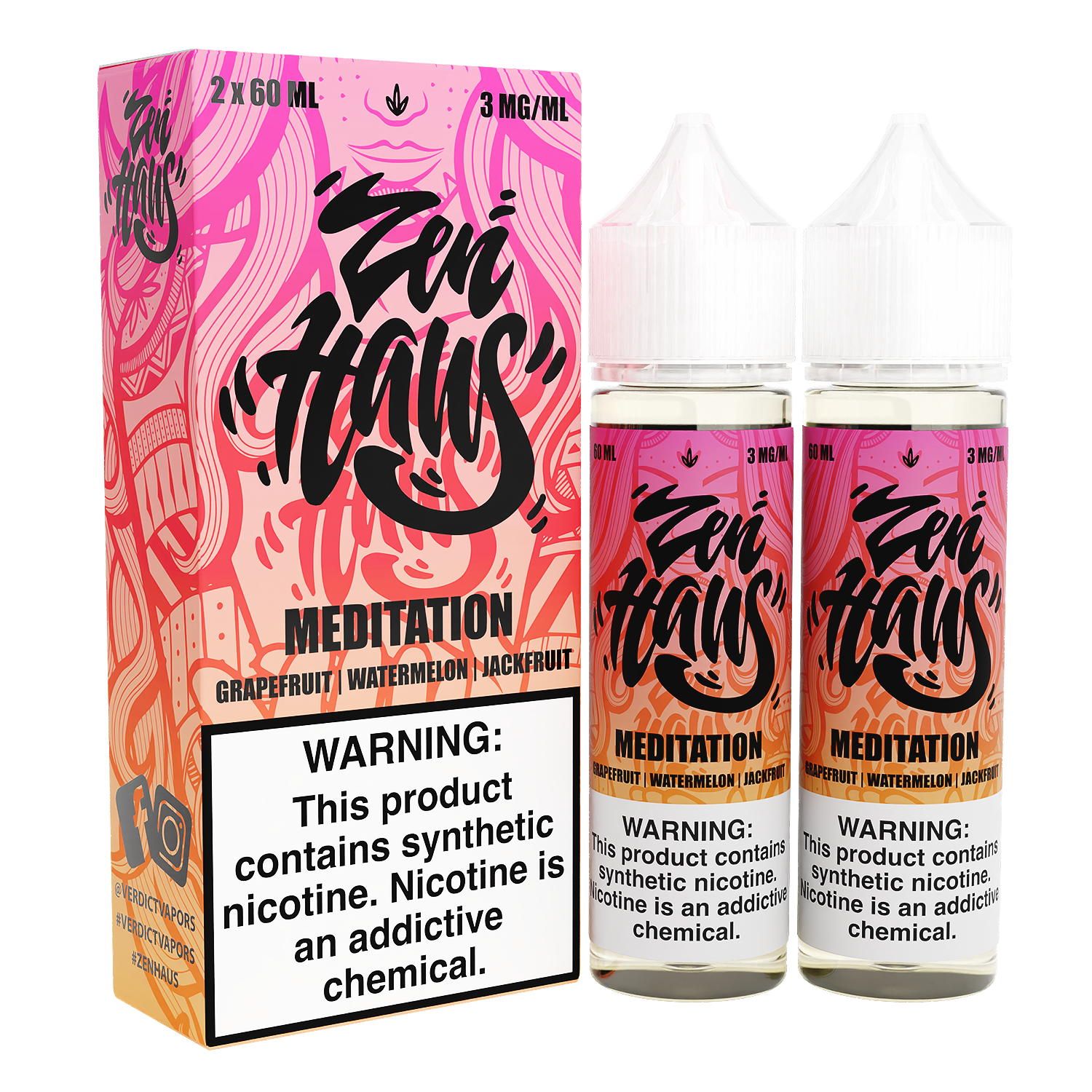 Meditation by Zen Haus Series 2x60mL with Packaging