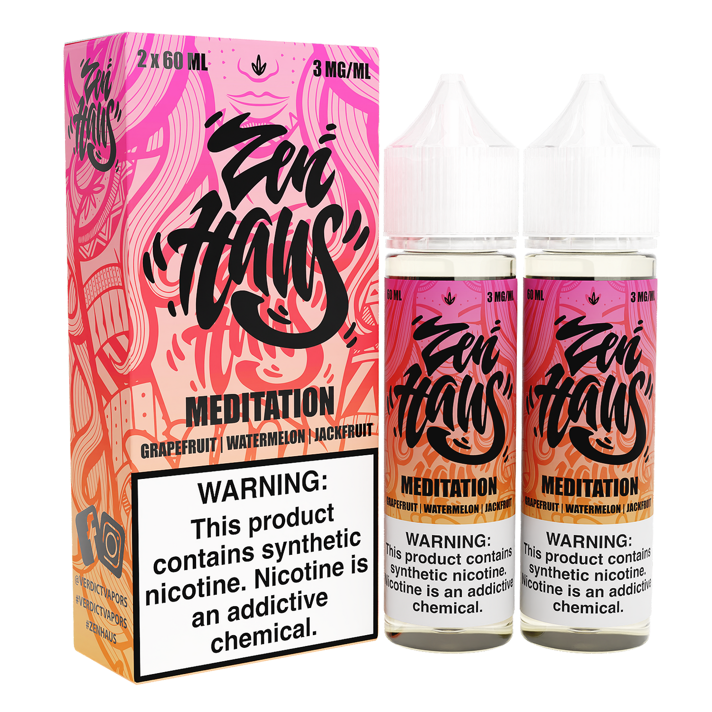 Meditation by Zen Haus Series 2x60mL with Packaging