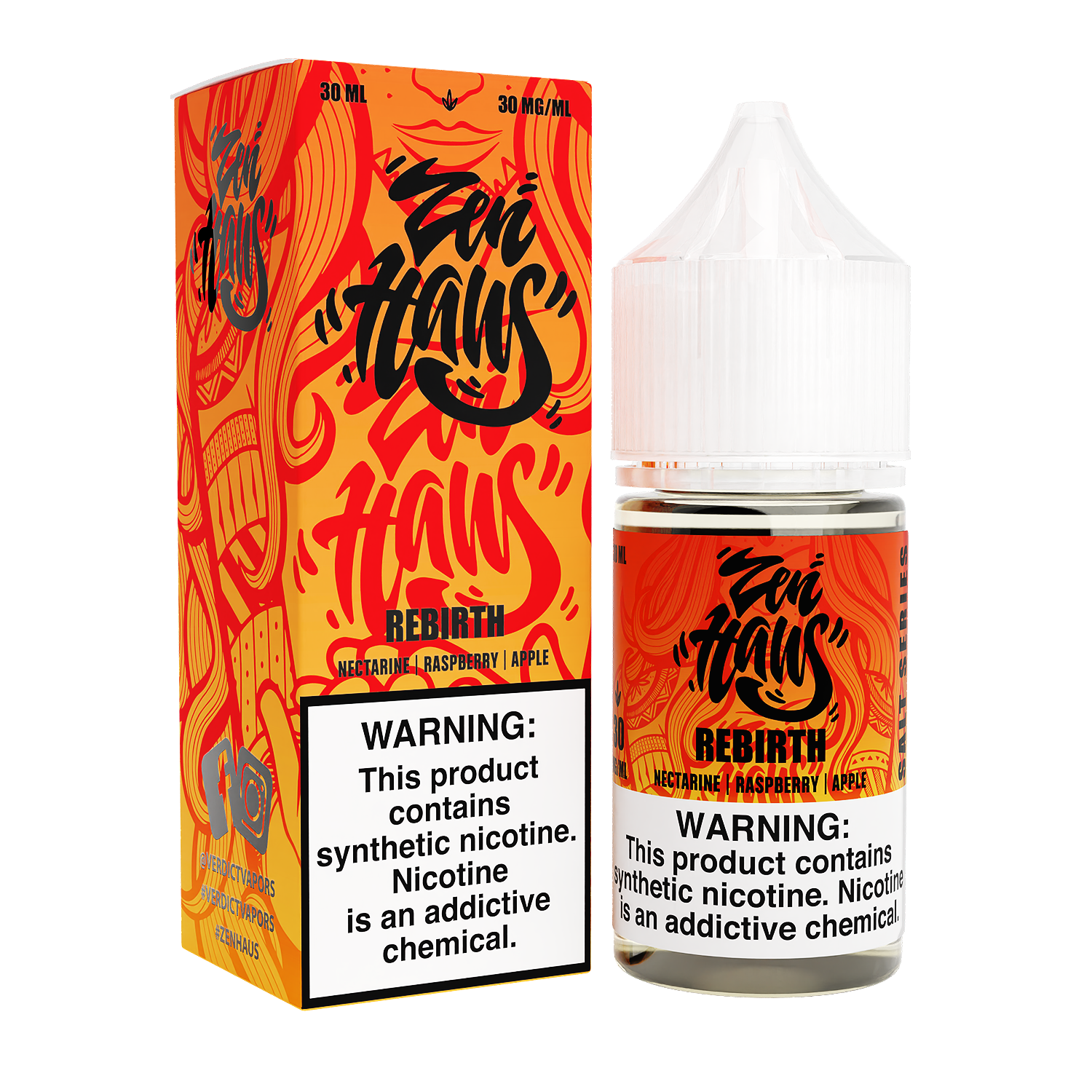 Rebirth by Zen Haus Salts Series 15ml with Packaging