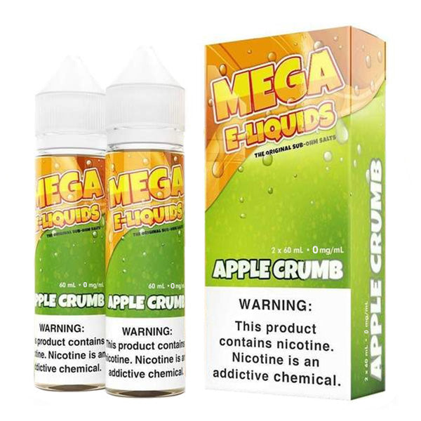 Apple Crumb by Mega E-Liquids Series 2x60mL with Packaging