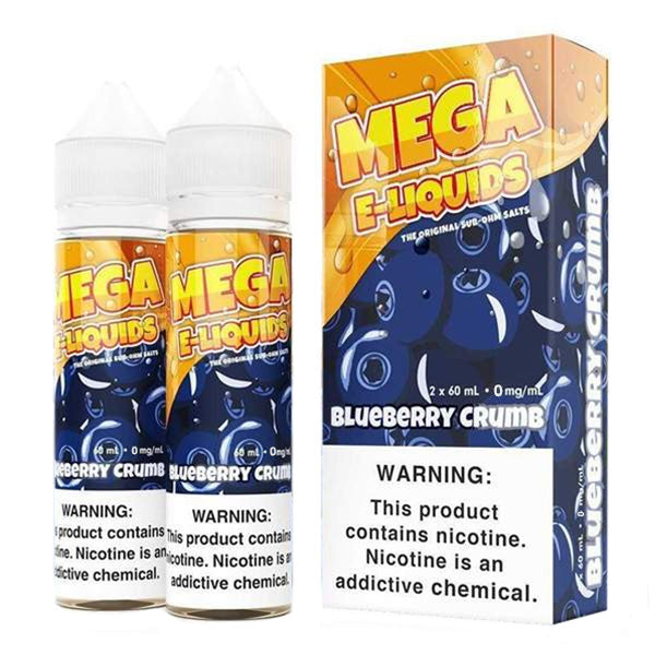 Blueberry Crumb by Mega E-Liquids Series 2x60mL with Packaging