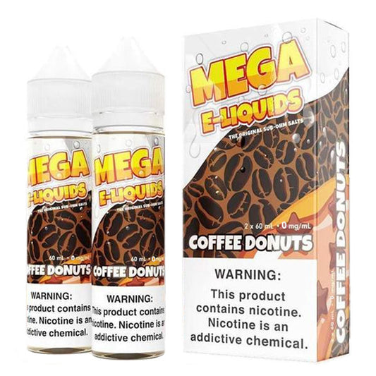 Coffee Donuts by Mega E-Liquids Series 2x60mL with Packaging
