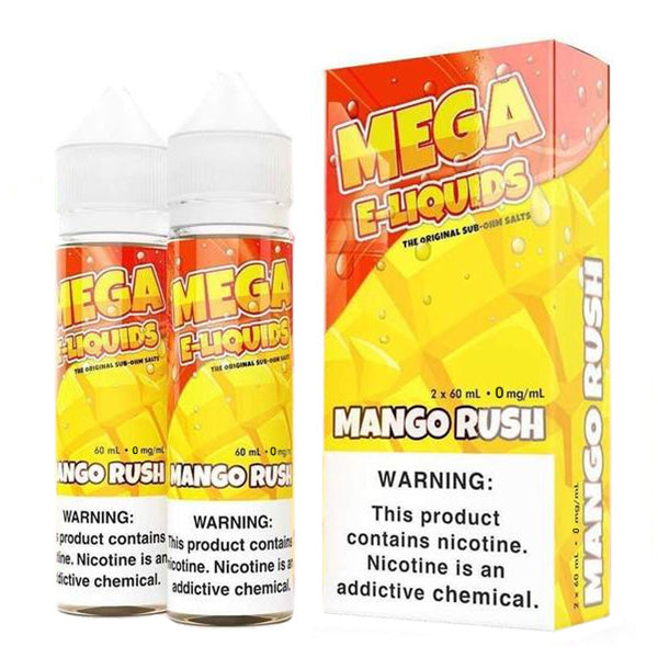 Mango Rush by Mega E-Liquids Series 2x60mL with Packaging