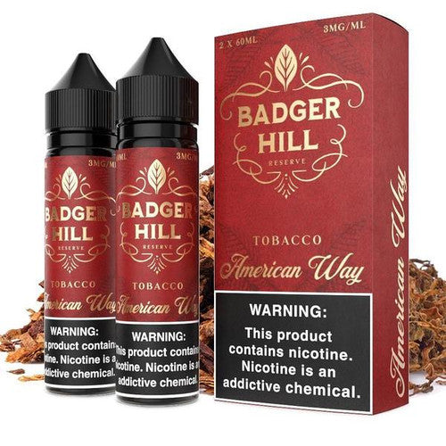 American Way by Badger Hill Reserve Series 2x60mL with Packaging