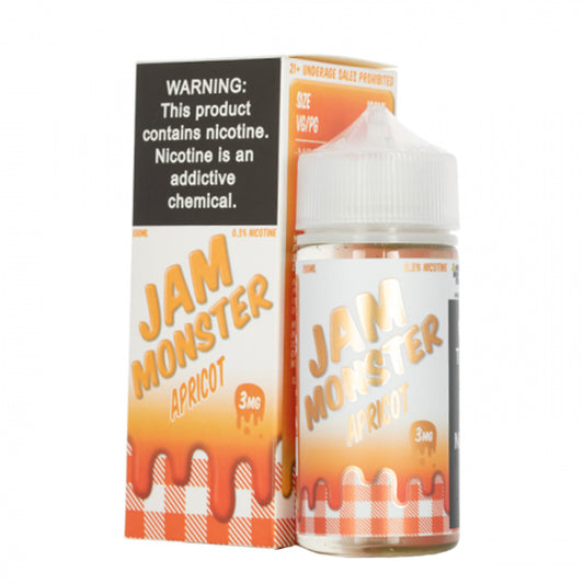 Apricot by Jam Monster Salts 30mL with Packaging