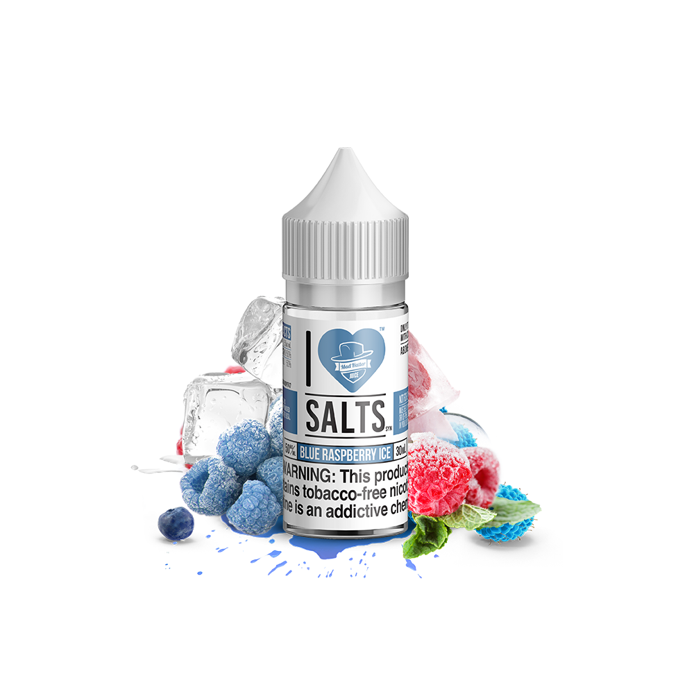 Blue Raspberry Ice by I Love Salts TFN Series 30mL bottle