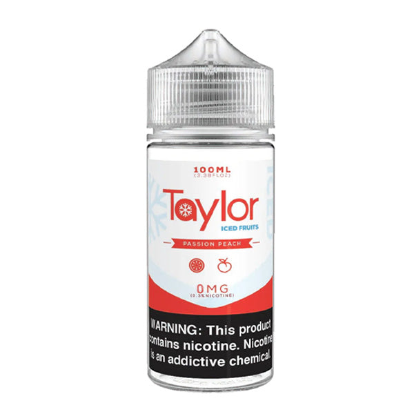 Passion Peach Iced by Taylor E-Liquid 100mL Bottle