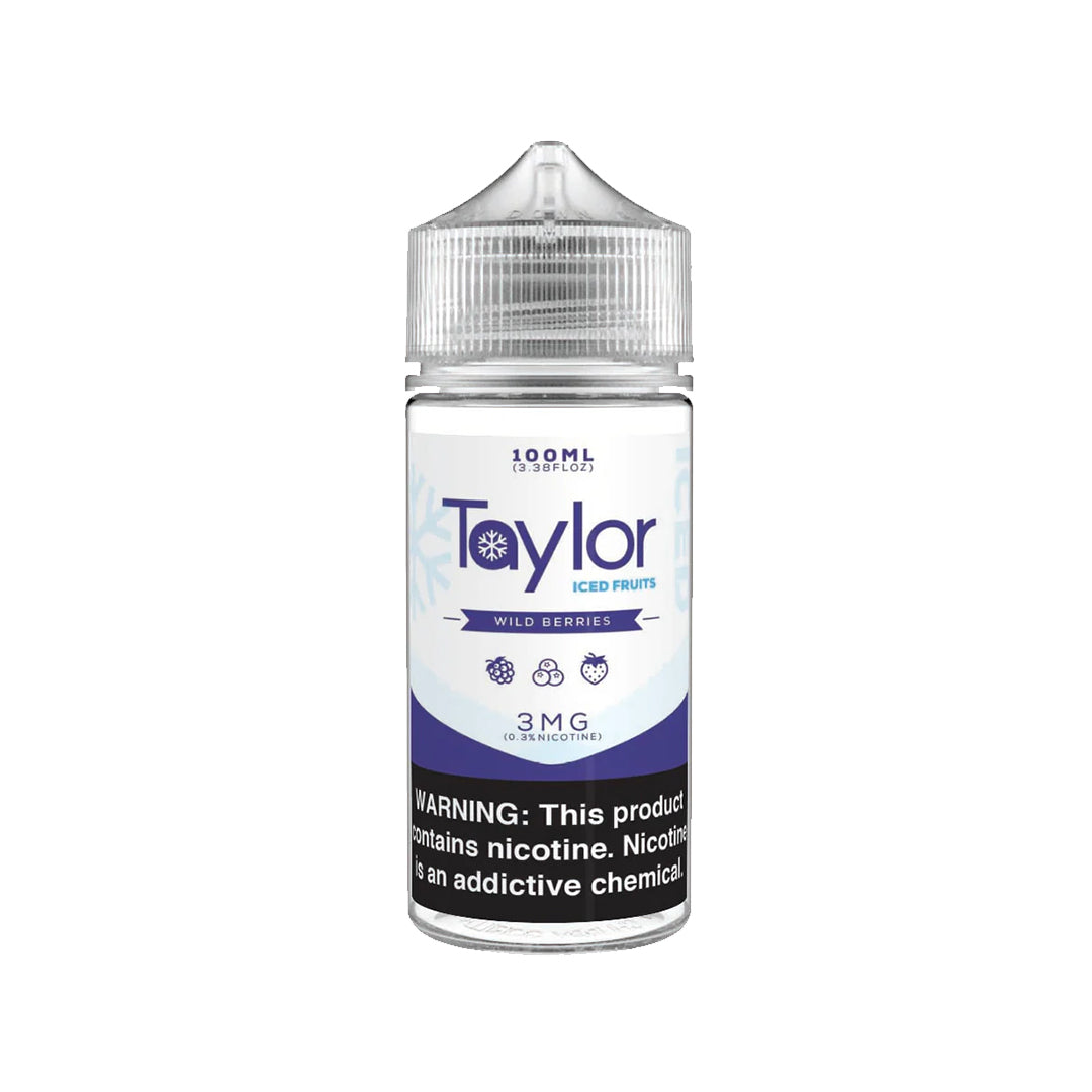 Wild Berries Iced by Taylor E-Liquid 100mL Bottle