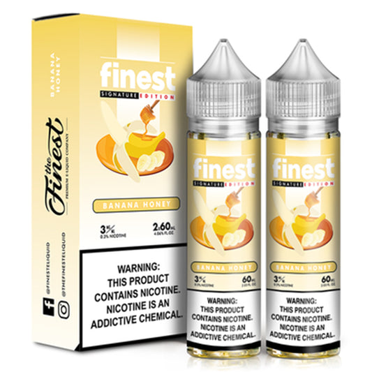 Banana Honey by Finest Signature Edition Series 2x60ml with Packaging