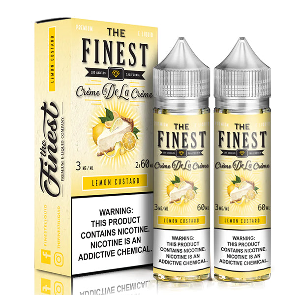 Lemon Custard by Finest Creme De La Creme Series 2x60mL with Packaging