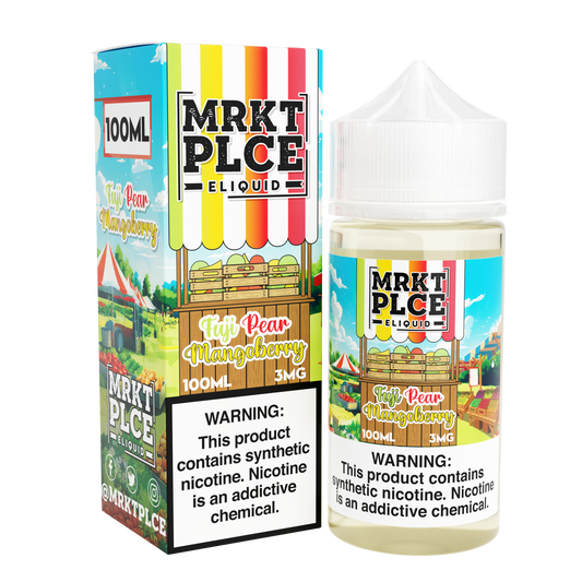 Fuji Pear Mangoberry by MRKT PLCE Series 100mL with packaging