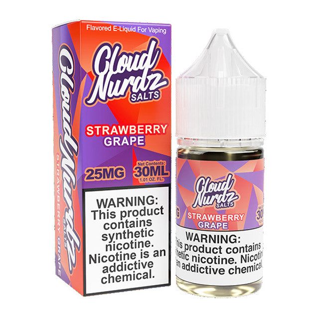 Grape Strawberry by Cloud Nurdz Salts Series 30mL with Packaging
