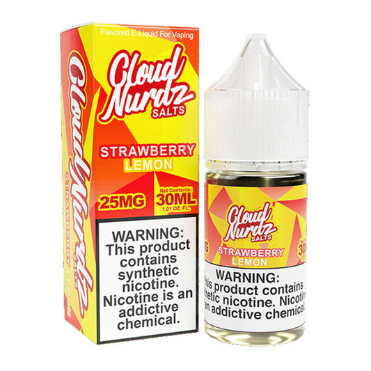Strawberry Lemon by Cloud Nurdz Salts Series 30mL with Packaging