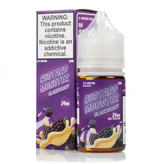 Blackberry by Custard Monster Salts 30mL with Packaging